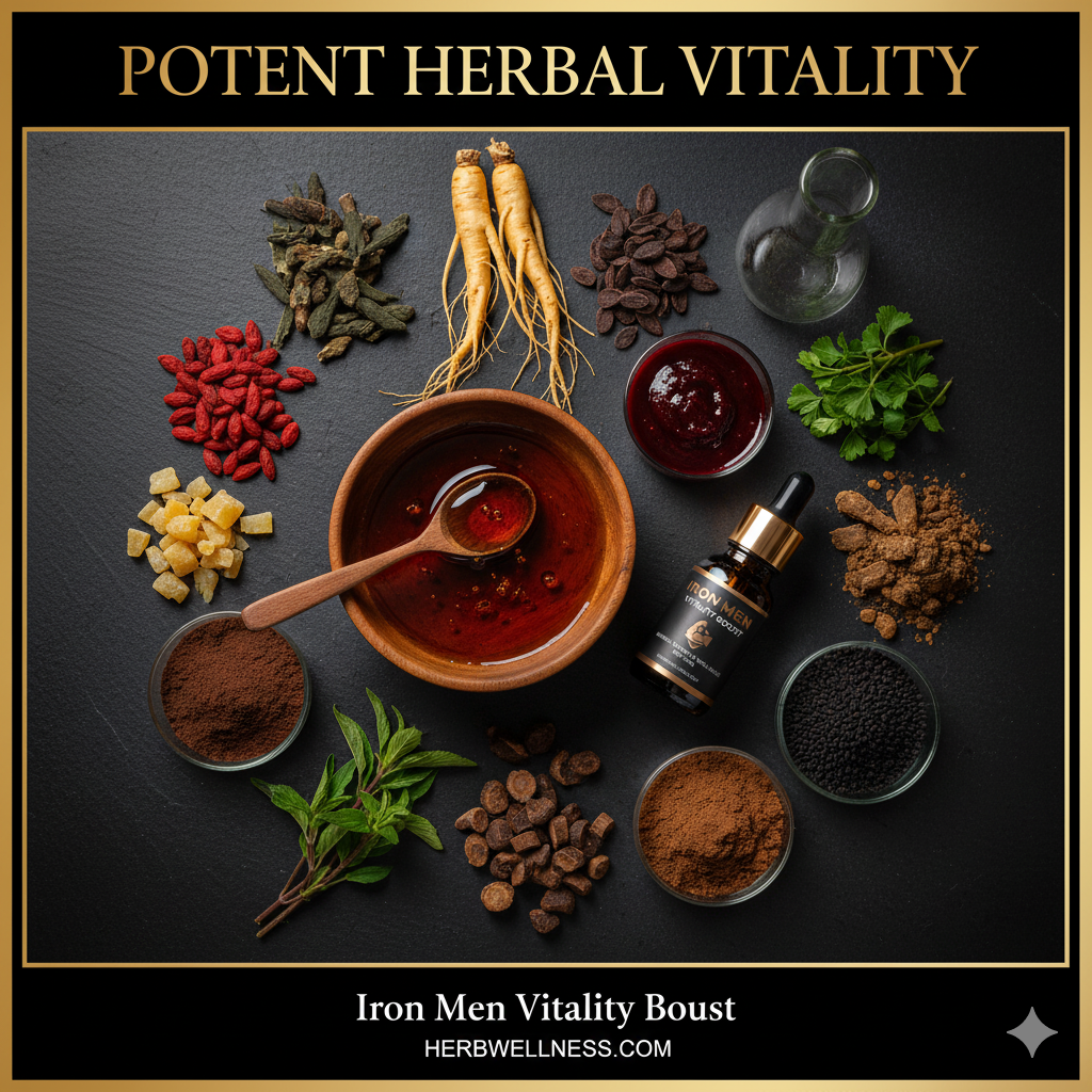 Iron Men Vitality Boost | Sanda Oil | Herbal Energy & Wellness for Men – HerbWellness